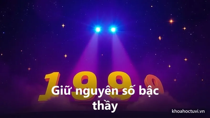 Hai con số giống nhau phát sáng rực rỡ tượng trưng cho số bậc thầy 11, 22, 33 khi rút gọn trong thần số học