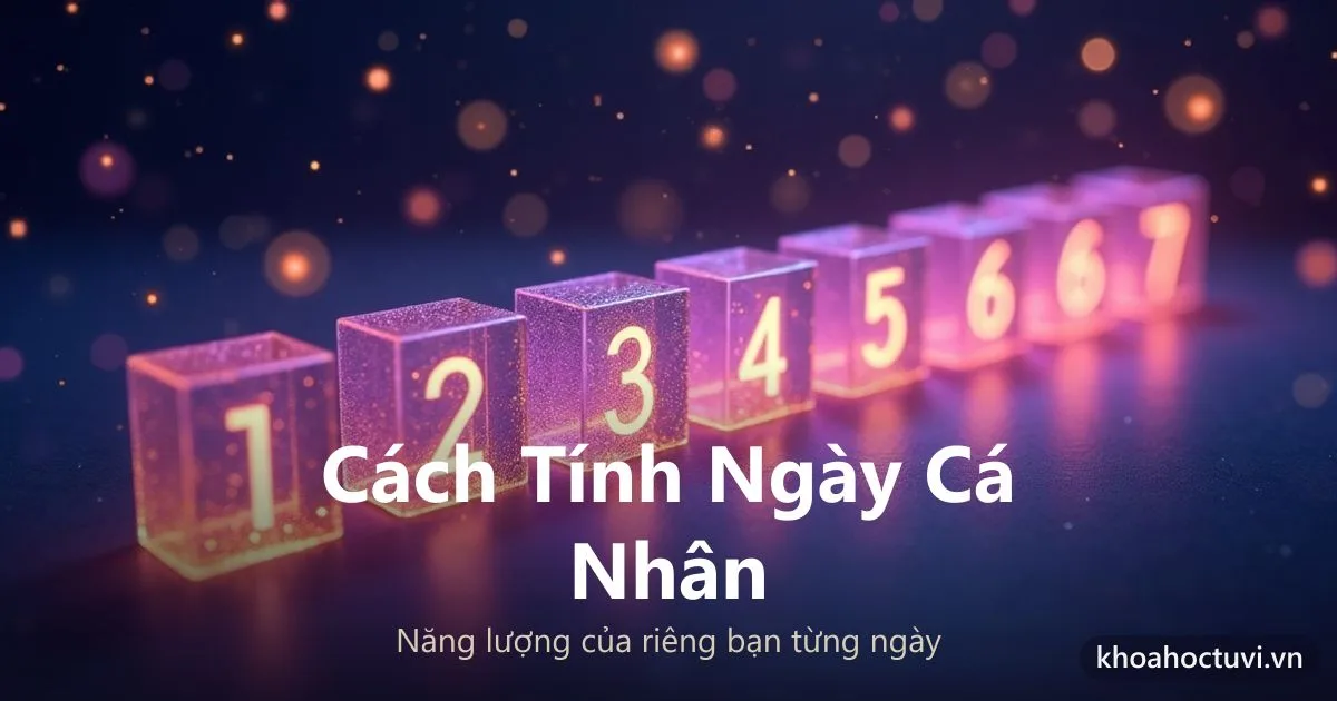 Cách Tính Ngày Cá Nhân Trong Thần Số Học Đơn Giản