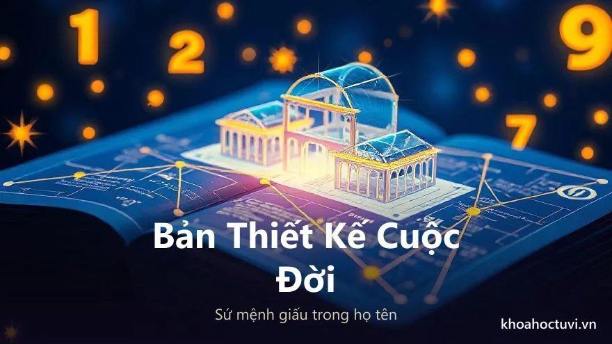 Tranh khái niệm bản thiết kế cuộc đời hé lộ sứ mệnh giấu trong họ tên