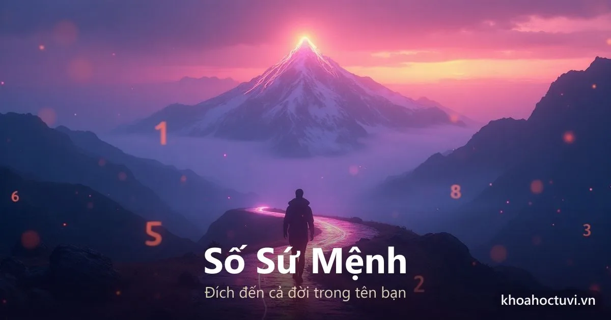Cách Tính Số Sứ Mệnh Trong Thần Số Học Chuẩn Nhất