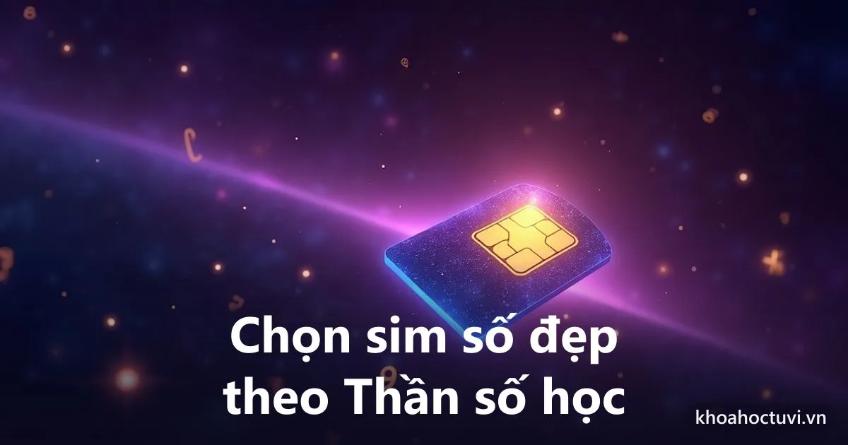 Chọn sim số đẹp theo Thần số học: 3 bước tìm sim hợp bạn