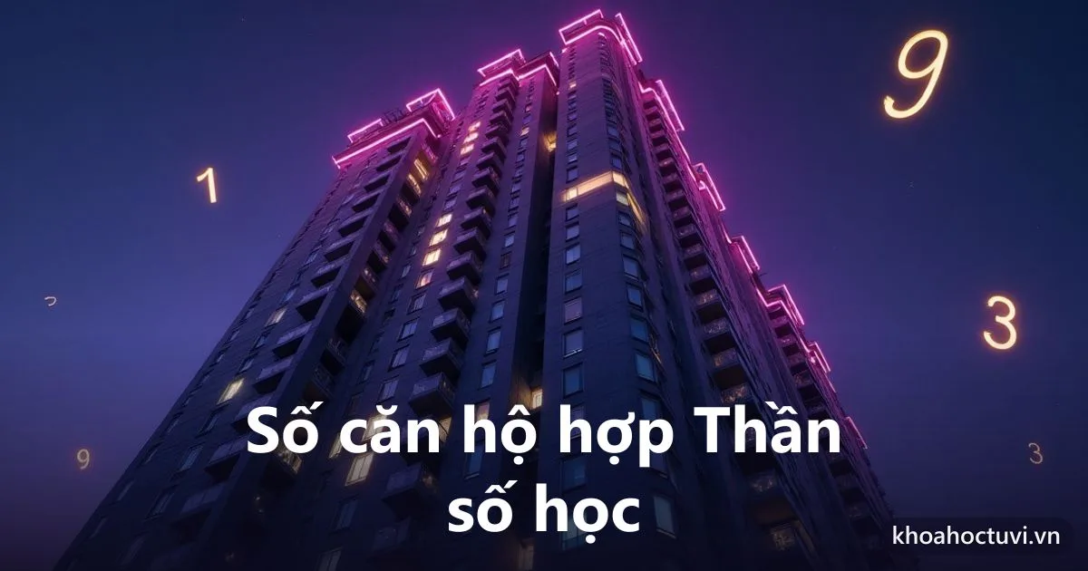 Số căn hộ hợp Thần số học: cách tính số căn & số tầng chung cư