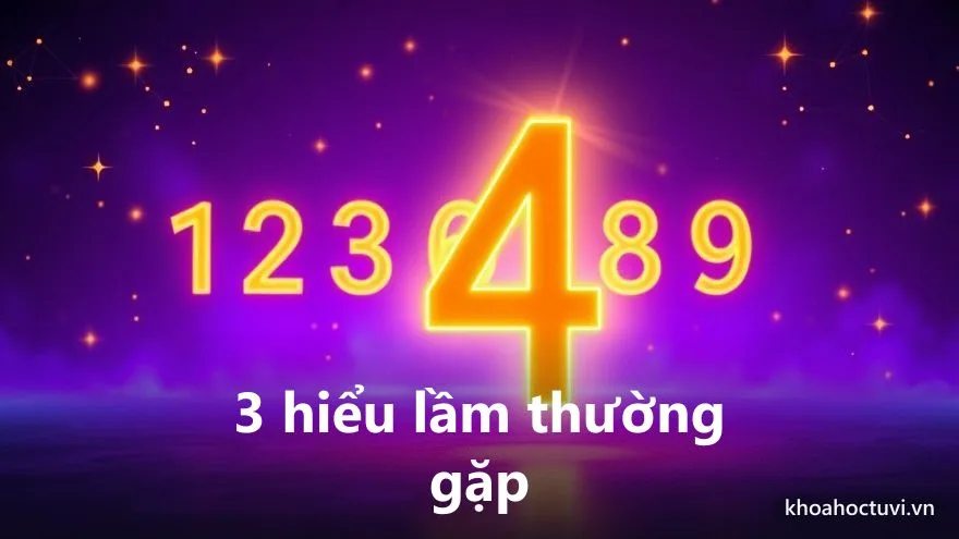 Con số 4 bị hiểu lầm là xui xẻo nhưng trong thần số học lại mang năng lượng nền tảng và bền vững