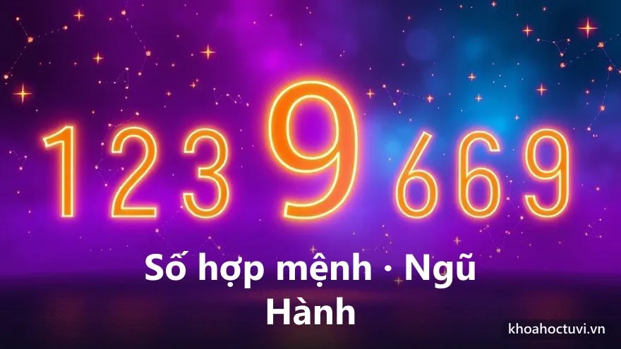 Bảng chữ số Ngũ Hành để chọn số điện thoại hợp mệnh theo nguyên tắc tương sinh