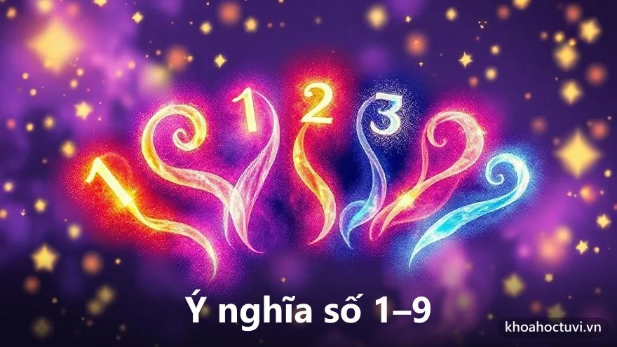 Ý nghĩa số lý trí 1 đến 9 với chín phong cách tư duy khác nhau