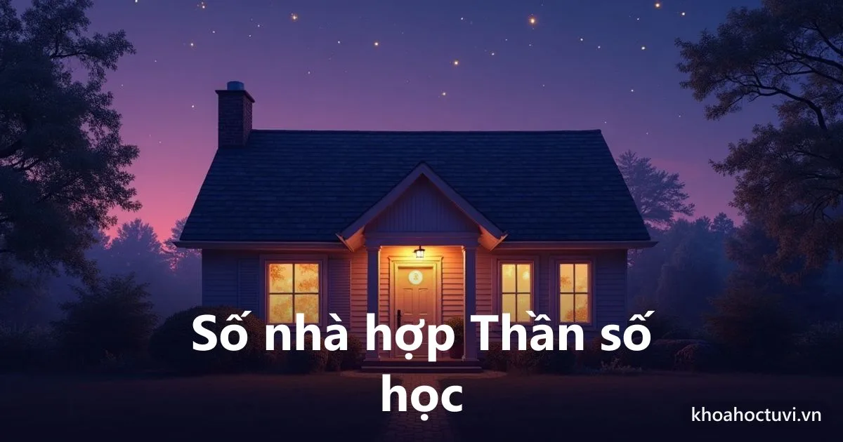 Số nhà hợp Thần số học: cách tính & ý nghĩa số nhà 1–9