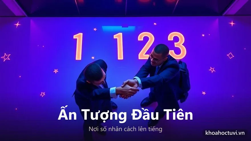 Khoảnh khắc gặp mặt đầu tiên trong phỏng vấn minh họa vai trò của số nhân cách
