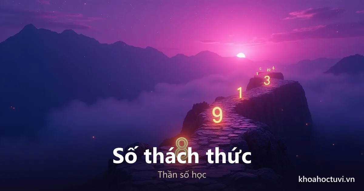 Số thách thức trong thần số học: cách tính và ý nghĩa 4 con số