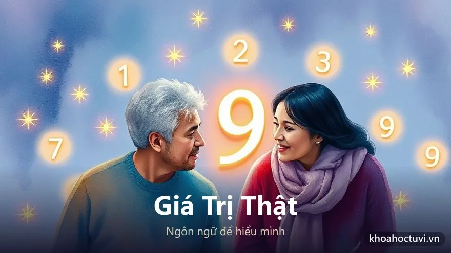 Tranh khái niệm thần số học như công cụ giúp con người tự chiêm nghiệm và trò chuyện sâu sắc