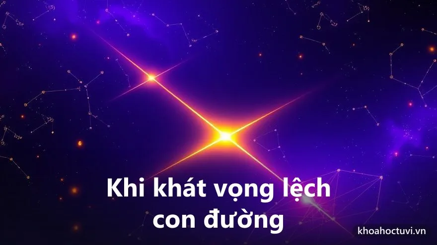 Hình ảnh ẩn dụ hai dòng năng lượng giao nhau thể hiện xung đột giữa chỉ số linh hồn và số chủ đạo