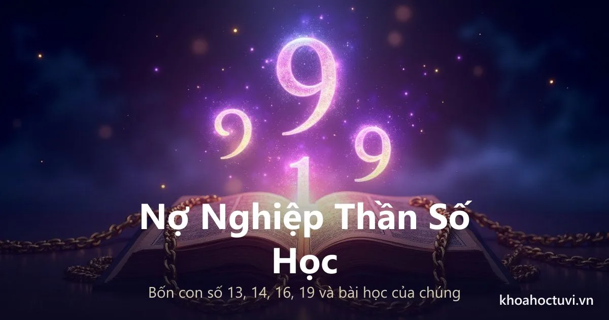 Nợ Nghiệp Thần Số Học: Ý Nghĩa Số 13, 14, 16, 19 Và Cách Chuyển Hóa