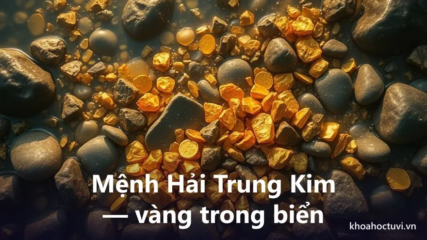 Mệnh Hải Trung Kim của người tuổi Ất Sửu — ý nghĩa ngũ hành Kim