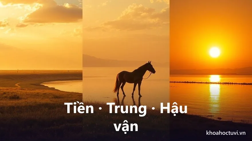 Ba giai đoạn cuộc đời tuổi Bính Ngọ — tiền vận, trung vận, hậu vận
