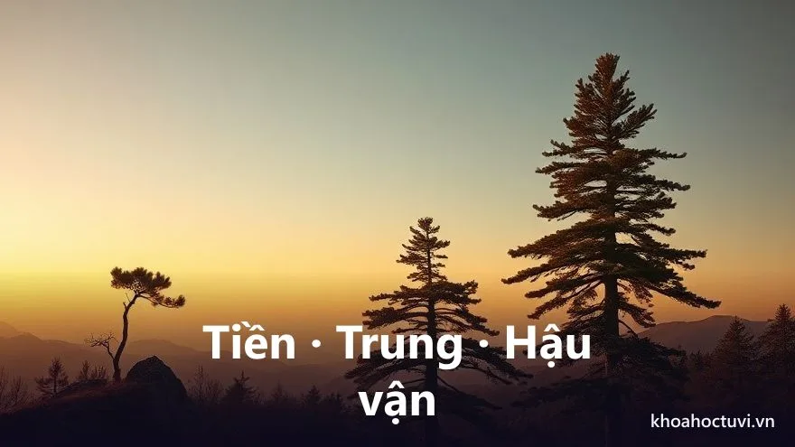 Ba giai đoạn cuộc đời tuổi Canh Dần — tiền vận, trung vận, hậu vận