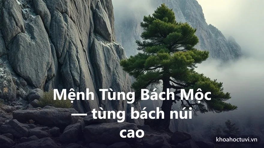 Mệnh Tùng Bách Mộc của người tuổi Canh Dần — ý nghĩa ngũ hành Mộc