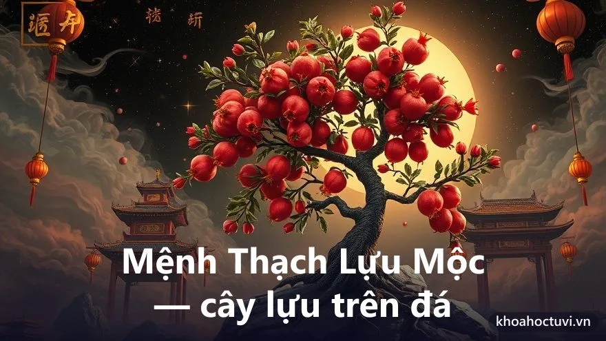 Mệnh Thạch Lựu Mộc của người tuổi Canh Thân — ý nghĩa ngũ hành Mộc
