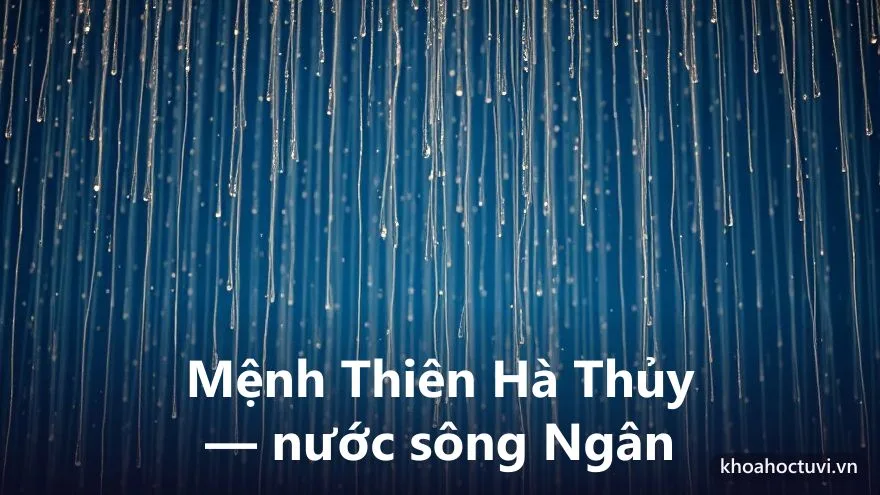 Mệnh Thiên Hà Thủy của người tuổi Đinh Mùi — ý nghĩa ngũ hành Thủy