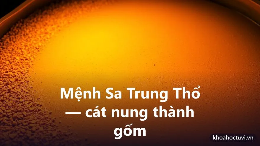 Mệnh Sa Trung Thổ của người tuổi Đinh Tỵ — ý nghĩa ngũ hành Thổ