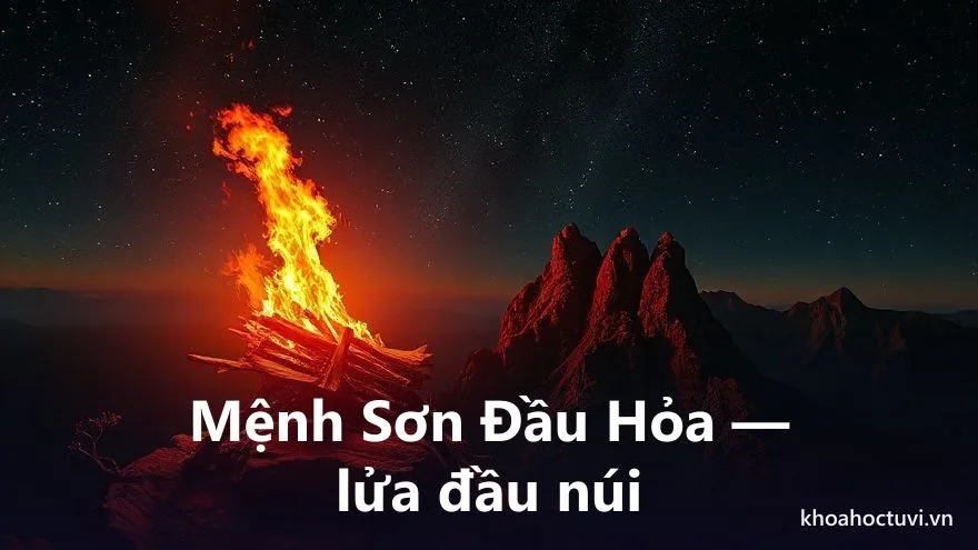 Mệnh Sơn Đầu Hỏa của người tuổi Giáp Tuất — ý nghĩa ngũ hành Hỏa