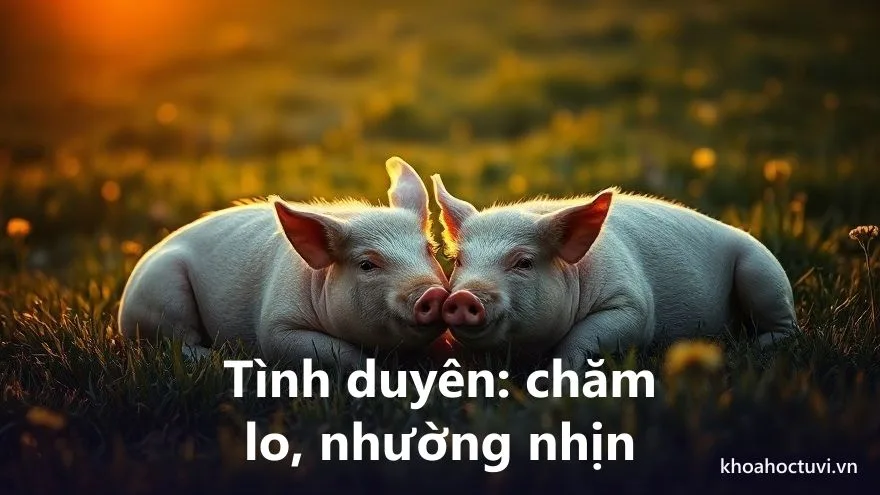 Tình duyên và hôn nhân người tuổi Kỷ Hợi — hợp tuổi Mão, Mùi, Dần