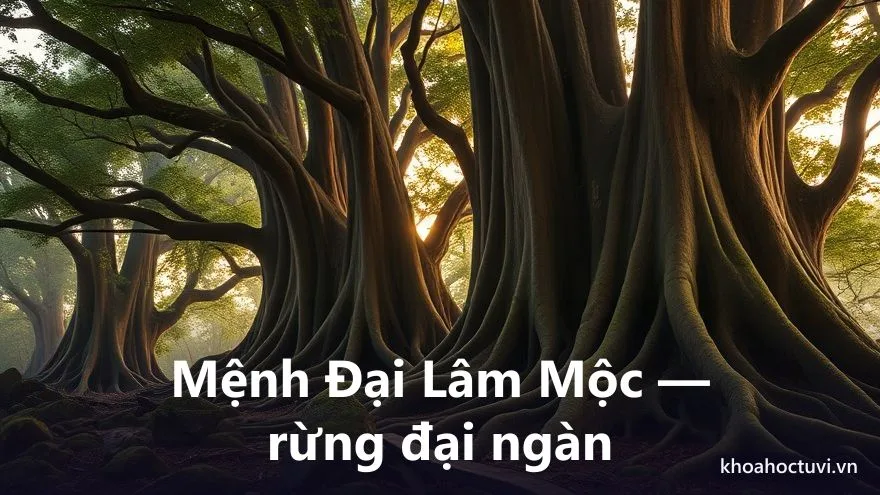 Mệnh Đại Lâm Mộc của người tuổi Kỷ Tỵ — ý nghĩa ngũ hành Mộc
