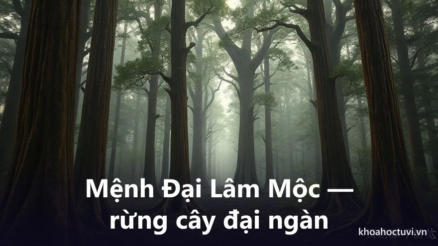 Mệnh Đại Lâm Mộc của người tuổi Mậu Thìn — ý nghĩa ngũ hành Mộc