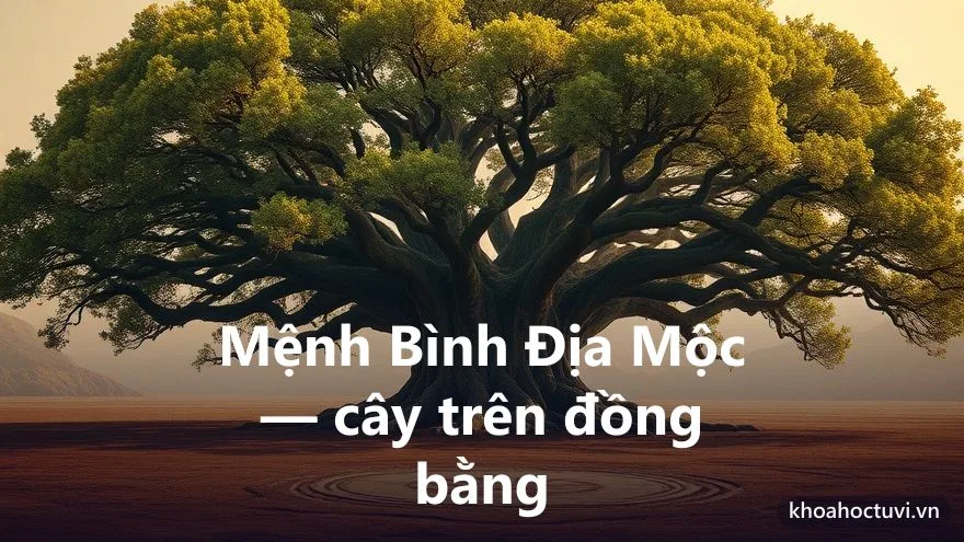 Mệnh Bình Địa Mộc của người tuổi Mậu Tuất — ý nghĩa ngũ hành Mộc