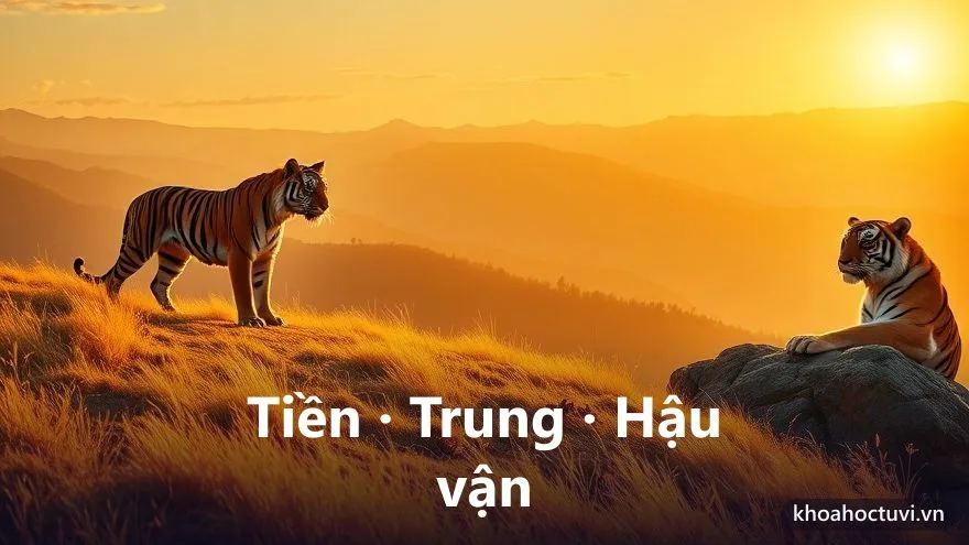 Ba giai đoạn cuộc đời tuổi Nhâm Dần — tiền vận, trung vận, hậu vận