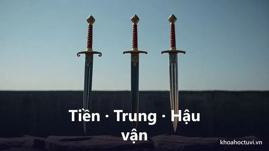 Ba giai đoạn cuộc đời tuổi Quý Dậu — tiền vận, trung vận, hậu vận