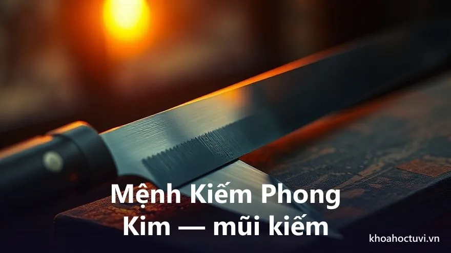 Mệnh Kiếm Phong Kim của người tuổi Quý Dậu — ý nghĩa ngũ hành Kim