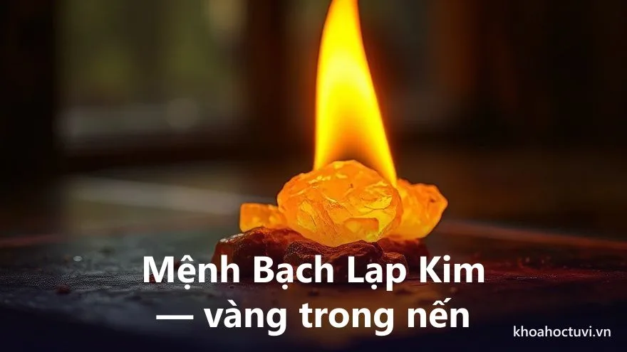 Mệnh Bạch Lạp Kim của người tuổi Tân Tỵ — ý nghĩa ngũ hành Kim