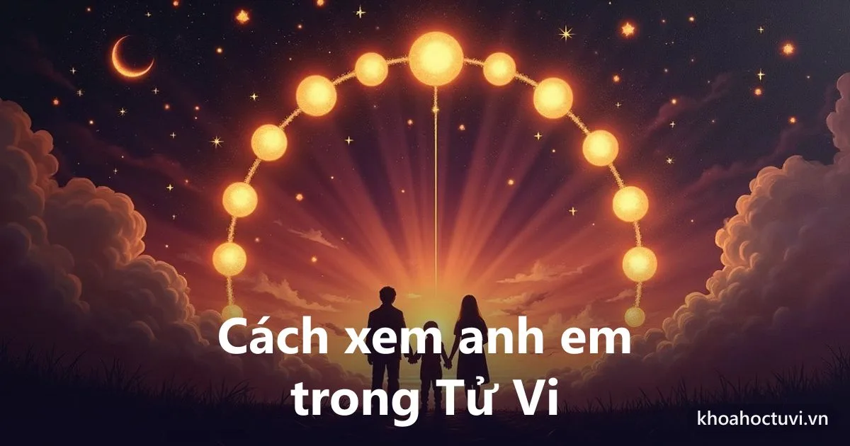 Cách Xem Anh Em Trong Tử Vi: Đọc Cung Huynh Đệ