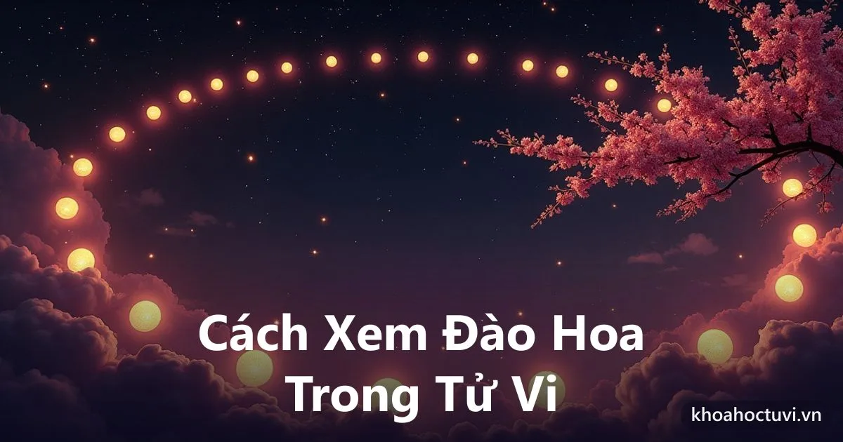Cách Xem Đào Hoa Trong Tử Vi: Đọc Bộ Sao Đào Hoa, Hồng Loan