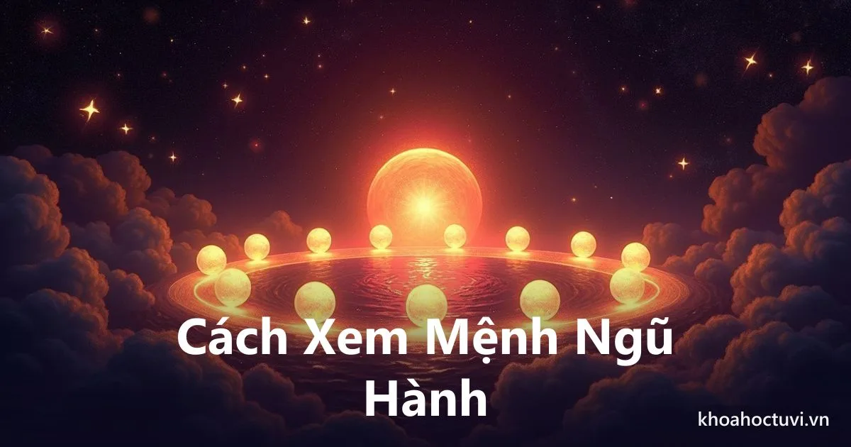 Cách Xem Mệnh Ngũ Hành Trong Tử Vi: Xác Định Bản Mệnh Kim Mộc Thủy Hỏa Thổ