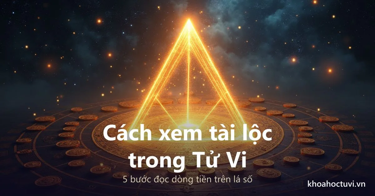 Cách xem tài lộc trong tử vi: đọc cung Tài Bạch, tài tinh và Tứ Hóa