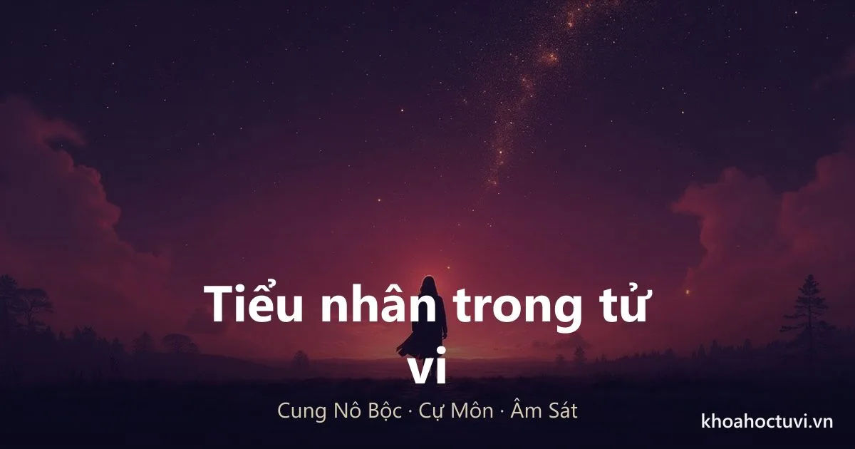 Cách Xem Tiểu Nhân Trong Tử Vi: Đọc Cung Nô Bộc, Cự Môn Và Âm Sát
