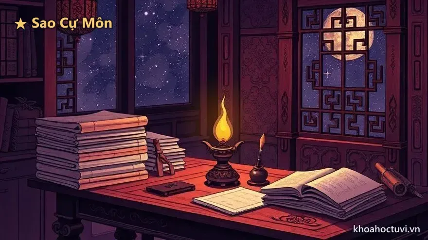 Người Cự Môn thủ Mệnh đọc tới cùng, tra tới gốc rồi mới chịu tin bên góc bàn khuya