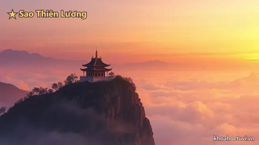 Hậu vận thanh thản của người Thiên Lương thủ Mệnh — ngôi chùa trên đỉnh mây, sao thọ an nhiên