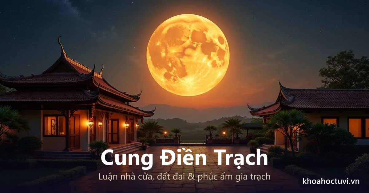 Cung Điền Trạch: Luận Nhà Cửa, Đất Đai & Tài Sản Qua Lá Số Tử Vi