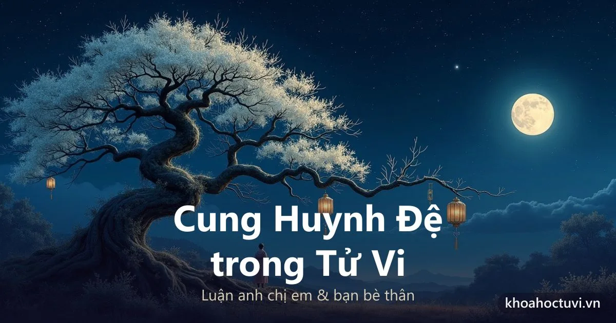 Cung Huynh Đệ: Luận Anh Chị Em & Bạn Bè Thân Qua Lá Số Tử Vi