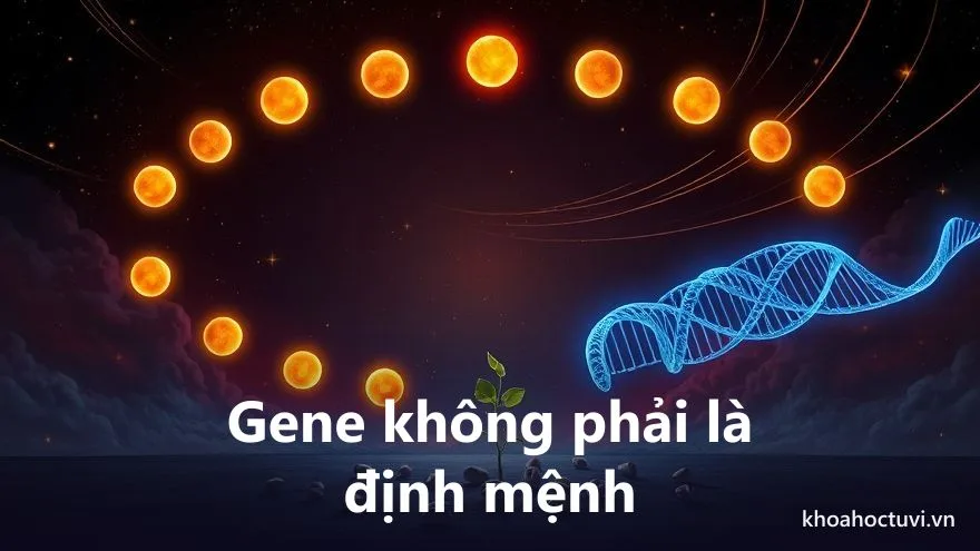 Di truyền chỉ định một phần tính cách, phần còn lại do môi trường và lựa chọn — gene không phải là định mệnh