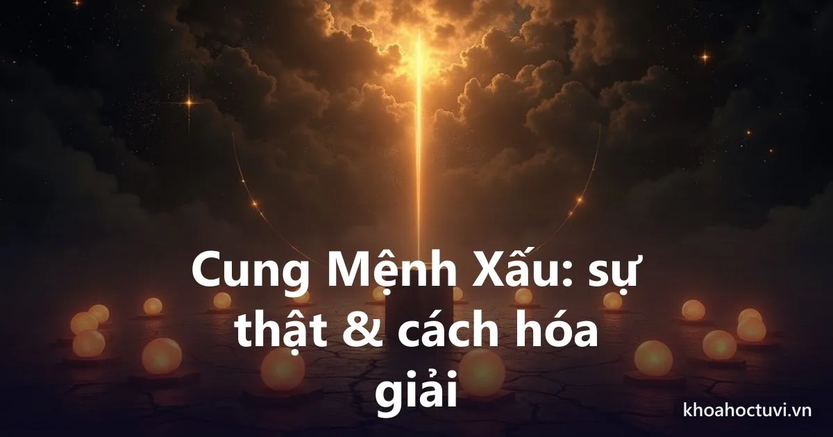 Cung Mệnh Xấu: Sự Thật Và Cách Hóa Giải Theo Cổ Nhân