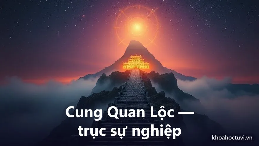 Cung Quan Lộc luận con đường sự nghiệp và thăng tiến trong lá số Tử Vi