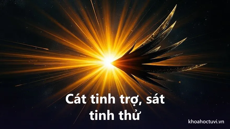 Cát tinh trợ lực và sát tinh thử thách quanh cung sự nghiệp — hai luồng lực đối nghịch trong lá số Tử Vi
