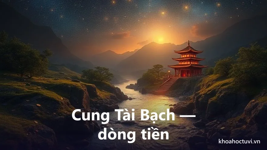 Cung Tài Bạch luận dòng tiền và tài vận trong lá số Tử Vi
