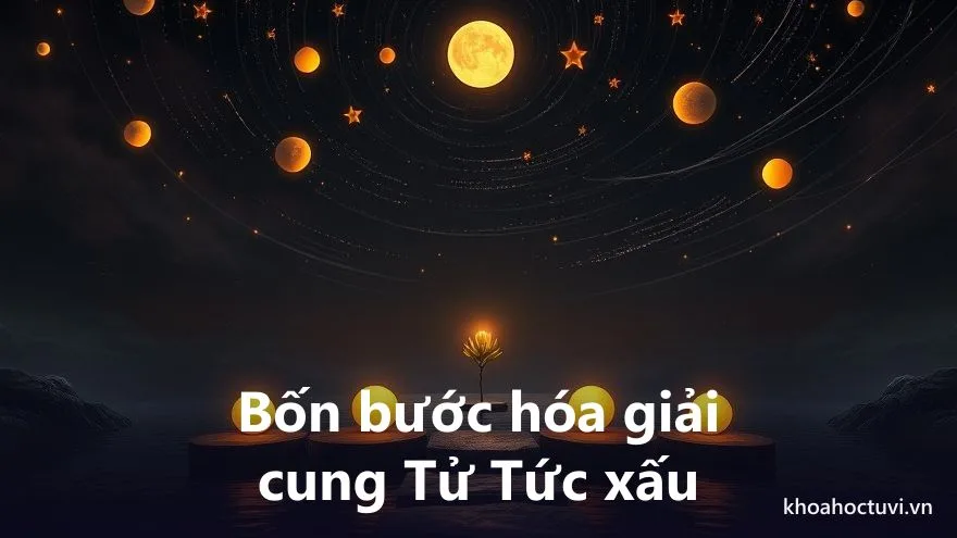 Bốn bước hóa giải cung Tử Tức xấu: chẩn đoán, tách sinh với nuôi, đi trước một bước và chọn đúng mùa