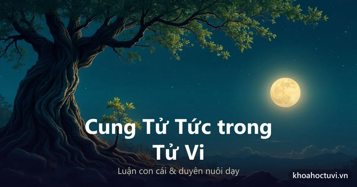Cung Tử Tức: Luận Con Cái, Duyên & Đường Nuôi Dạy Qua Lá Số Tử Vi
