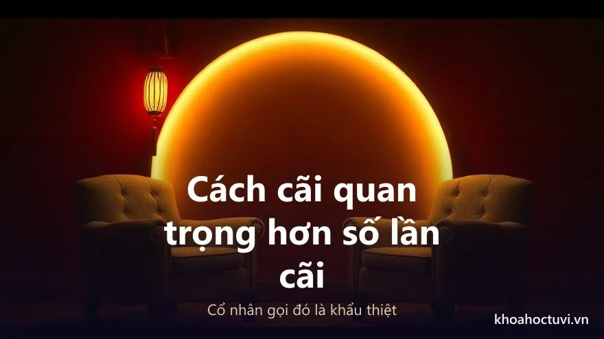 Góc nhìn hiện đại về hóa giải cung Phu Thê xấu: cách cãi nhau quan trọng hơn tần suất cãi nhau