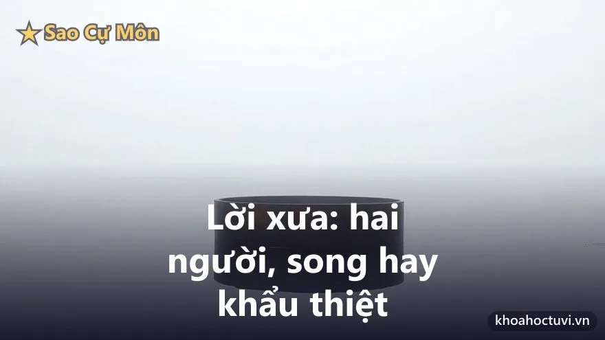 Cự Môn thủ cung Huynh Đệ — cổ phú luận