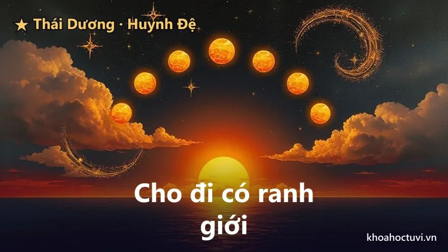 Thái Dương thủ cung Huynh Đệ — Người tỏa sáng giữa nhóm và cái bẫy bao đồng: cho đi có ranh giới